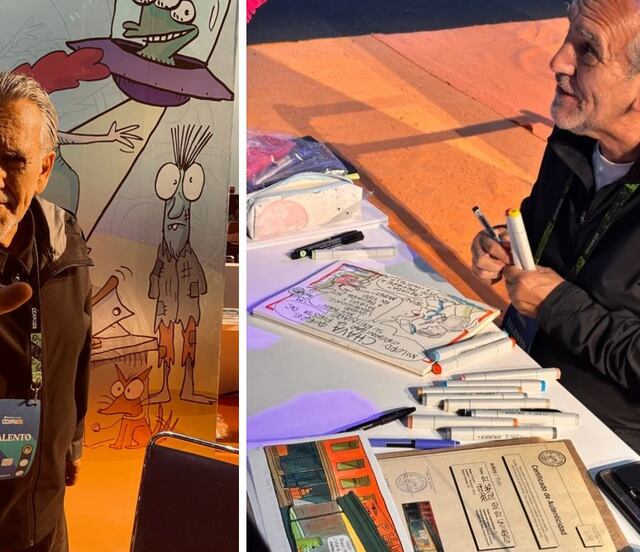 Trino Camacho en CCXP México 2025; el monero que resiste con tinta y humor fino