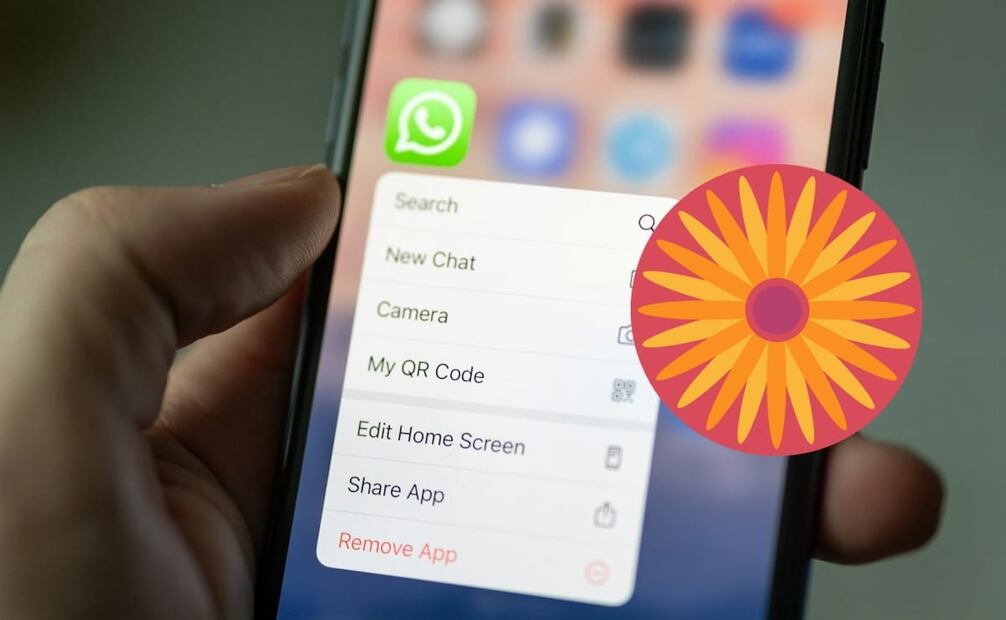Cambia tu WhatsApp al modo primavera. Foto: Especial