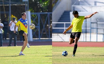 El golazo de Cuauhtémoc Blanco durante una cascarita con el embajador de Qatar