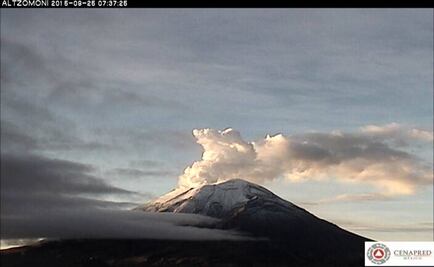 'Popo' spews 60 exhalations and 1 explosion