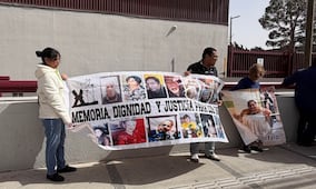 Colectivo se manifiesta en Ciudad Juárez contra liberación del dueño del Crematorio Plenitud; exigen destitución del juez