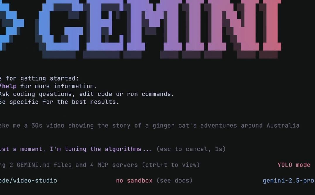Google lanza Gemini CLI, el agente de IA para desarrolladores. Imagen: Google