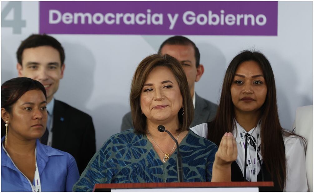 Xóchitl Gálvez llega al tercer debate presidencial. Foto: Berenice Fregoso/EL UNIVERSAL/EL UNIVERSAL