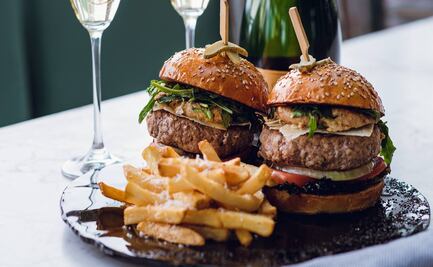 Hamburguesas á la table en Krug Burguer