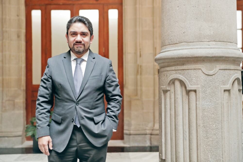 En la foto: Édgar Tungüí Rodríguez, Comisionado para la Reconstrucción de la CDMX (IVÁN STEPHENS. EL UNIVERSAL)