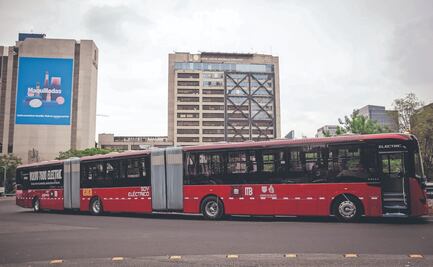 CDMX prueba biarticulados eléctricos en el Metrobús