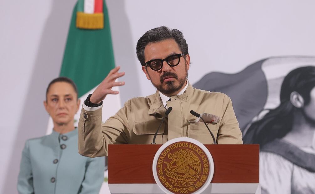 Zoé Robledo, director del Instituto Mexicano del Seguro Social (IMSS), anunció la convocatoria para la contratación de 8 mil 869 plazas de médicos y médicas especialistas de 70 especialidades en todo el país. Foto: Gabriel Pano / EL UNIVERSAL