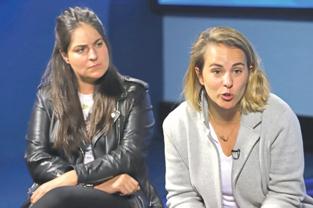 Saskia Niño de Rivera, presidenta de Reinserta (der.), urge a impulsar en México la idea de que la justicia no está peleada con el perdón (BERENICE FREGOSO. EL UNIVERSAL)