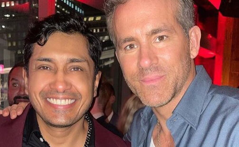 Huerta compartió esta fotografía junto a Reynolds en sus redes sociales. Foto: Instagram.
