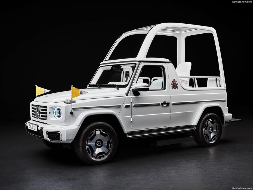 Papamóvil Foto: cortesía de Mercedes Benz