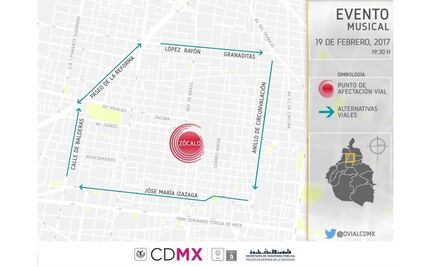 Por concierto en el Zócalo recomiendan tomar precauciones