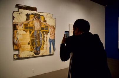 Rafael Cauduro, “maestro del engaño”, celebra en San Ildefonso más de 50 años de trayectoria artística