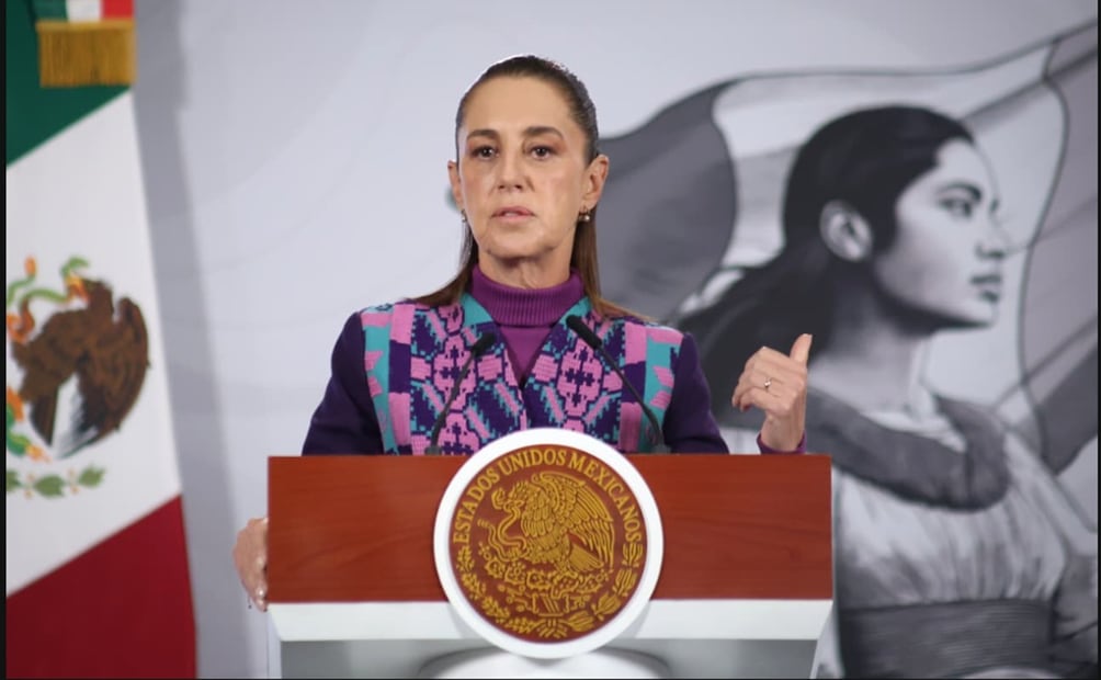 “Yo creo sí voy a ir”, dijo la presidenta Claudia Sheinbaum Pardo sobre viaje a Washington el próximo viernes 5 de diciembre, para el sorteo de la Copa Mundial de Futbol FIFA 2026. Foto: Luis Camacho/EL UNIVERSAL