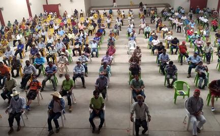 Acuerdan realizar asambleas con comunidades mixes para continuar con obras del Tren Transístmico