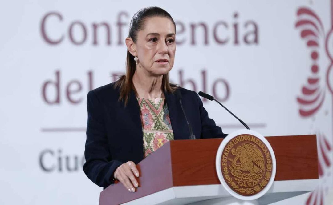 Claudia Sheinbaum, presidenta de México, durante la mañanera del 29 de septiembre del 2025. Foto: Fernanda Rojas / EL UNIVERSAL