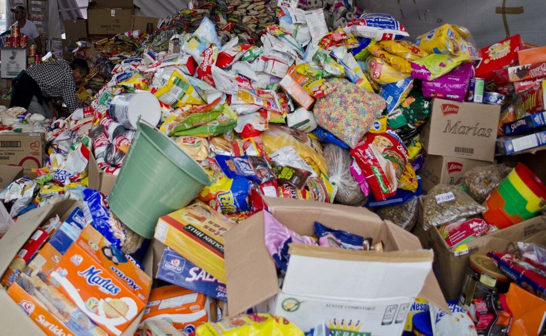 La colecta en las 6 alcaldías se realizará de manera coordinada para que los donativos se entreguen a la Secretaría de la Defensa Nacional. Foto: Archivo/EL UNIVERSAL