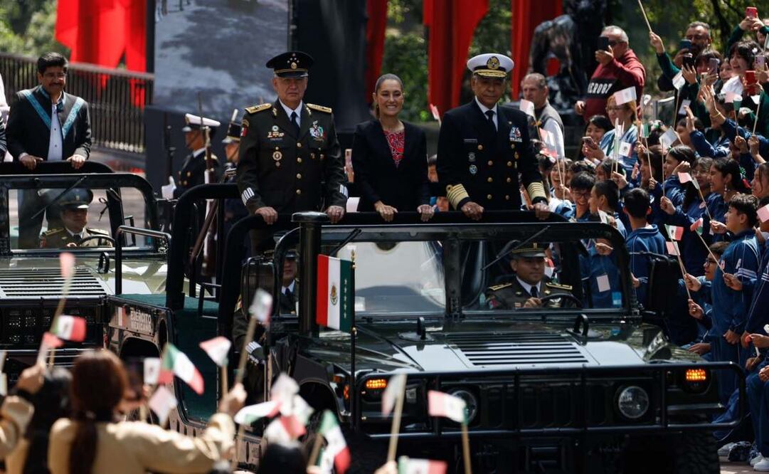 La presidenta Claudia Sheinbaum Pardo encabezó la conmemoración del 178 Aniversario de la Gesta Heroica de los Niños Héroes de Chapultepec. Foto Hugo Salvador / EL UNIVERSAL