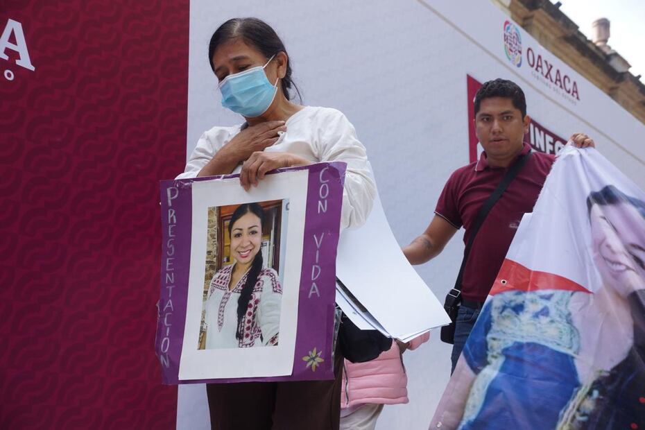 Sandra y su esposo, Alexander Hernández, fueron vistos por última vez hace 41 días en la comunidad de María Lombardo del Caso, en la Cuenca de Oaxaca. Las autoridades siguen sin conocer su paradero. (Foto: Edwin Hernández)