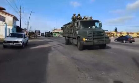 Ingresa el Ejército y la GN a Frontera Comalapa tras disputa entre cárteles