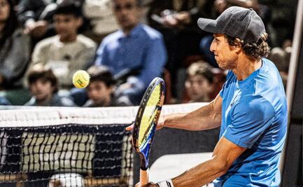 Diego Forlán debuta con derrota como tenista profesional en el Abierto de Uruguay 