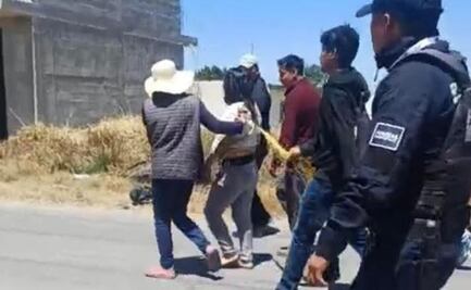 Reportan intento de linchamiento de dos personas en Tlaxcala; fueron acusados de robar una vivienda