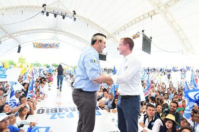 Candidatos a gobernador de Guanajuato realizan cierre de campañas