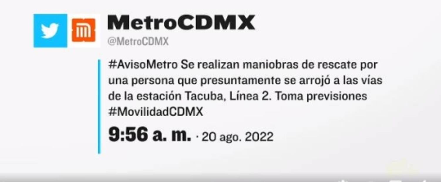 Jefe de estación arrollado por tren en Tacuba, bajó a quitar un objeto de las vías, aseguran familiares 