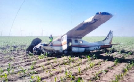 Avioneta agrícola se desploma en Veracruz; hay dos lesionados