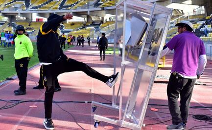 Violencia en Chile; destrozan el VAR en pleno partido
