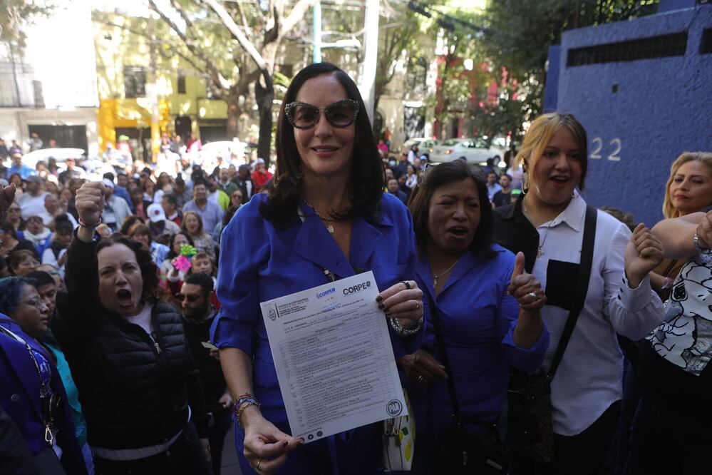 Lía limon busca reelección en Álvaro Obregón. Foto: Gabriel Pano/ EL UNIVERSAL