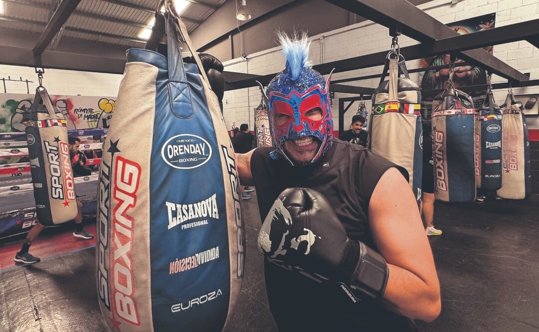 Se tomó en serio la preparación para la exhibición en el cuadrilátero. Foto: de ÉDGAR ENRÍQUEZ. EL UNIVERSAL