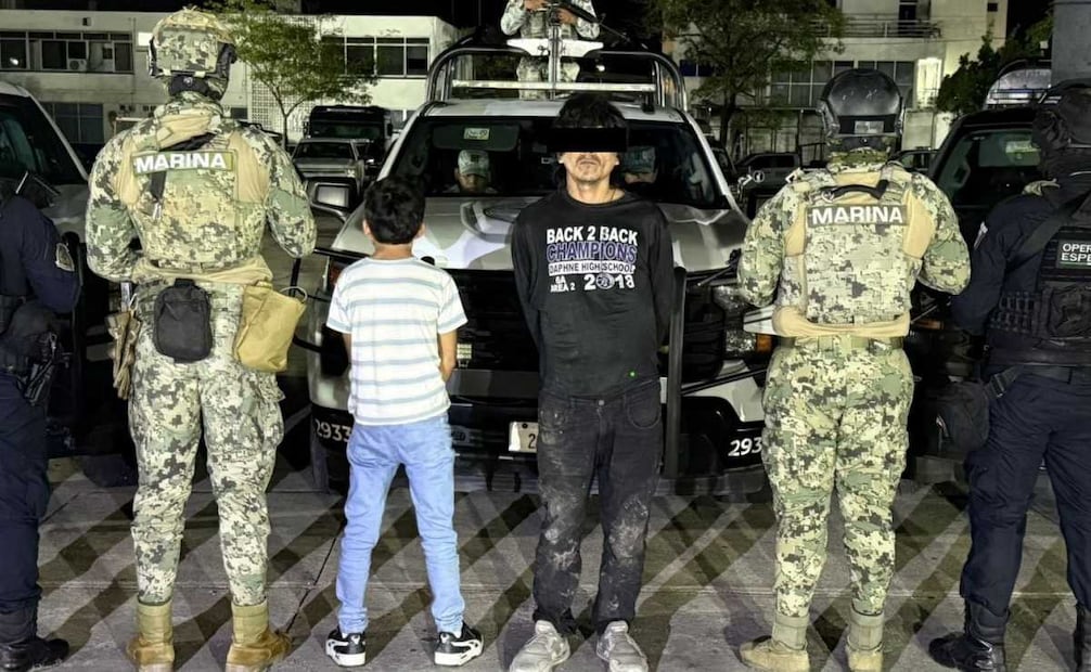 Cae "El Niño Sicario", adolescente integrante de grupo delictivo dedicado al secuestro en Tabasco (12/10/2025). Foto: Especial