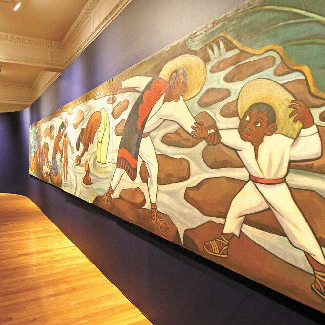 En XX en el XXI. Colección del Museo Nacional de Arte, que hoy se inaugura, destaca un mural de Rivera. CARLOS MEJÍA. EL UNIVERSAL