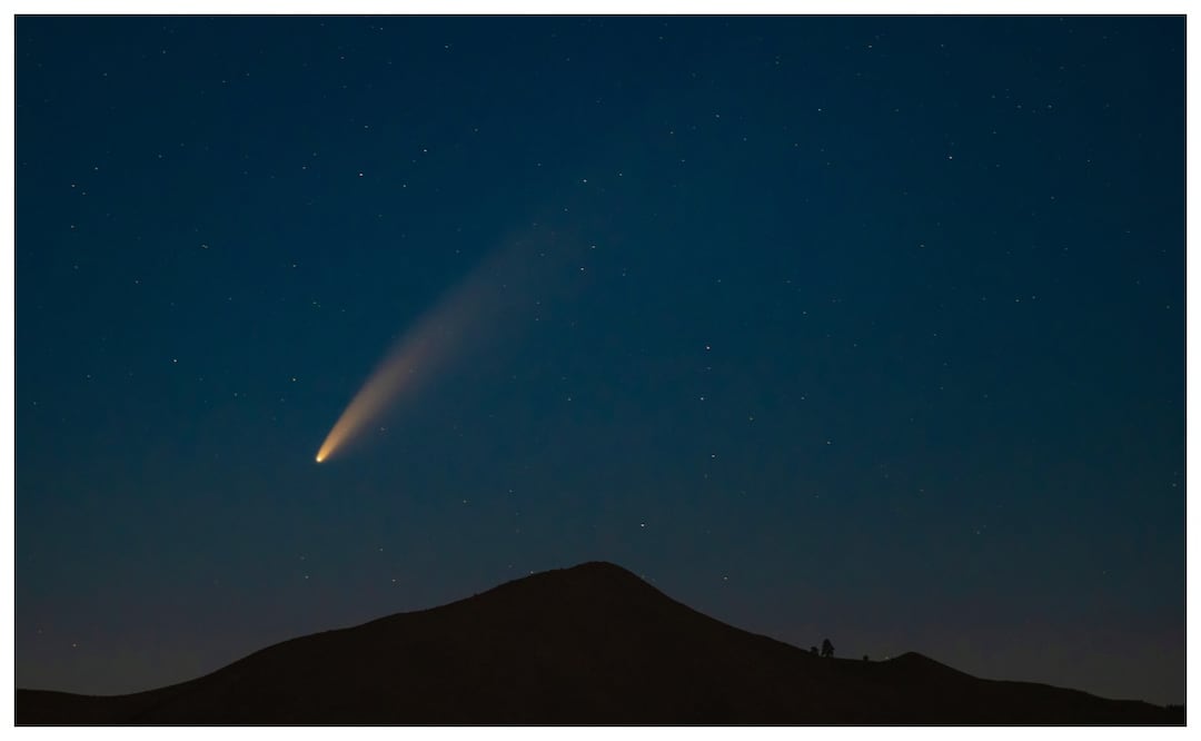 Fotografía de cometa. Imagen: Pexels