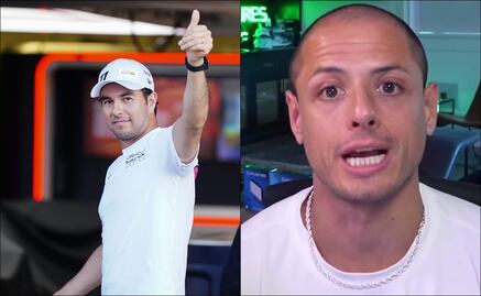 Chicharito Hernández le responde a Checo Pérez: "Yo sería mejor piloto que tú jugador de futbol"