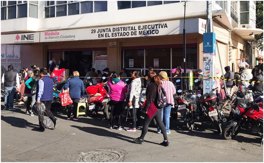 Instituto Nacional Electoral (INE), en la colonia Tamaulipas. Foto: Emilio Fernández