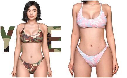 Kylie Jenner muestra sus curvas en trajes de baño