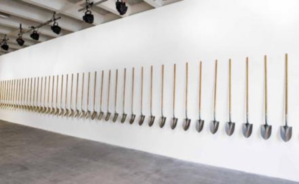 Shovels from Pistols to plant Oaks