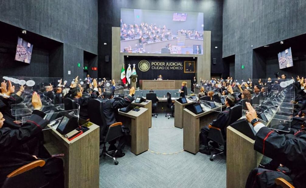 González Rodríguez, Guerrero Meléndez y Mince Serrano, obtuvieron cada uno en la votación respectiva, 78 votos a favor, cero en contra y cero abstenciones.
Foto: Especial.