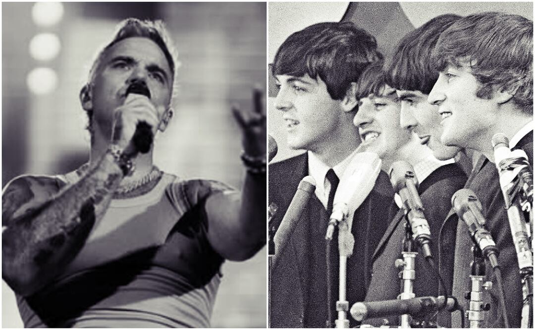 Robbie Williams supera a The Beatles con récord de álbumes número uno en el Reino Unido.