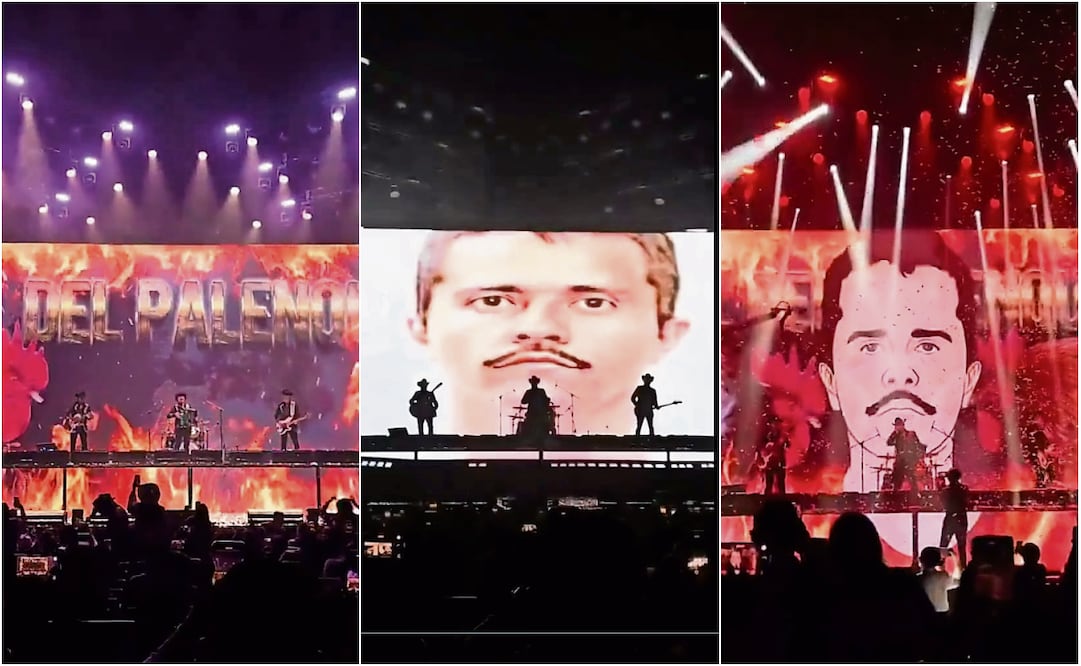 En redes sociales el grupo Los Alegres del Barranco difunde canciones en las que enaltece a un grupo criminal y a su líder. Fotos: Tomadas de video