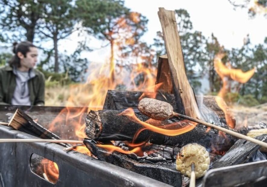 Lunada en el bosque para conectar con la naturaleza y calmar tu mente