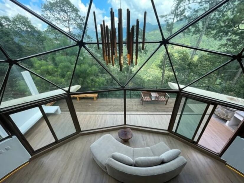 Así es el nuevo glamping de Zacatlán con puentes colgantes