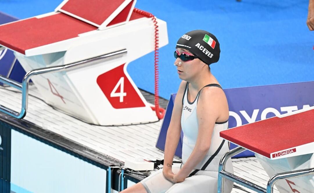 La mexicana Haidee Aceves gana medalla de plata en para natación en París 2024 FOTO: CORTESÍA