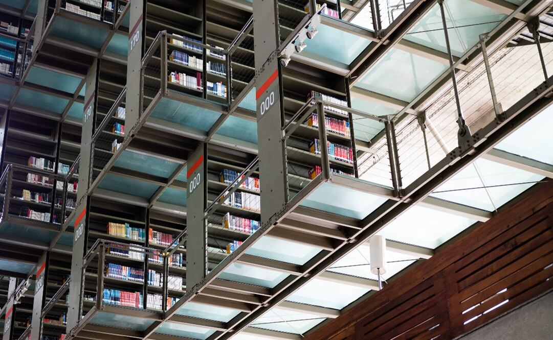 Aspectos de la biblioteca Vasconcelos. Foto: Xinhua/Xin Yuewei/Archivo, El Universal 