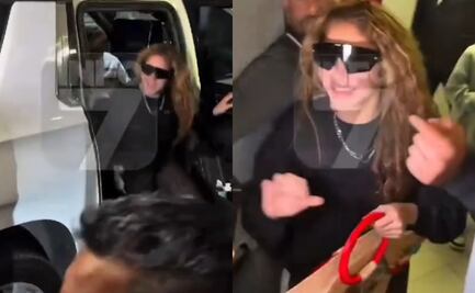 ¡Shakira ya está en México!; así fue captada a su llegada a Monterrey 