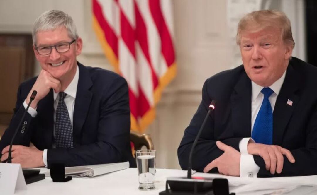 El buen vínculo entre Trump y Cook contrasta con el trato que el presidente dispensa a otros gigantes de esa industria