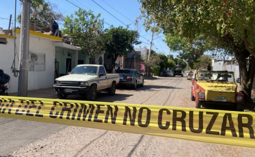 El cuerpo de la víctima fue hallado en calles de la colonia Tierra Blanca en Culiacán, Sinaloa (09/05/2025). Foto: Cortesía