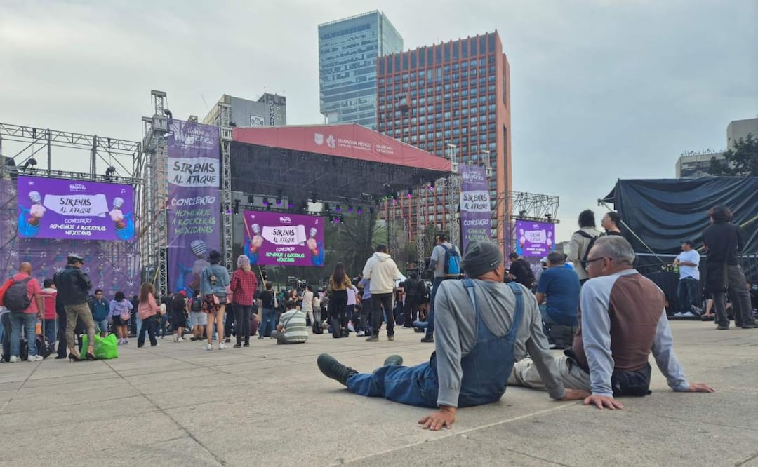 El concierto gratuito "Sirenas al Ataque" comenzará a las 18:00 horas en el Monumento a la Revolución en la CDMX y será un homenaje a las pioneras del rock mexicano (01/03/2025). Foto: Jorge Alejandro Medellín / EL UNIVERSAL