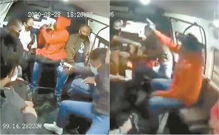 En 10 minutos asaltan 2 combis, matan y huyen en Edomex; muestran videos